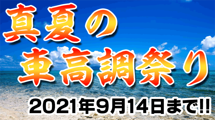 夏だ海だ車高調だ！！