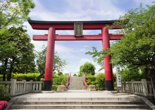 亀戸天神社で厄払い