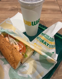 サブウェイ食べました