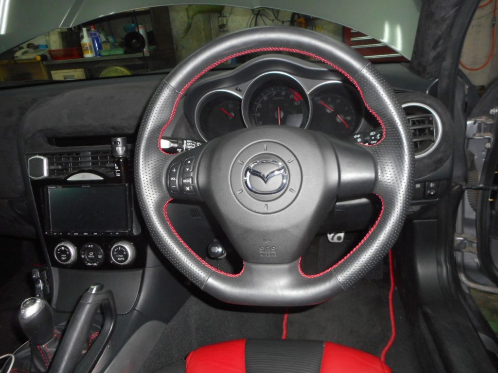 RX-8[SE3P] ステアリング交換・エアバック 作業 平和島店 – KTS